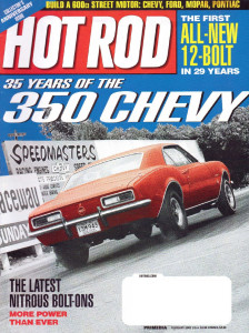 HOT ROD 2002 FEB - '65 HEMI BELVEDERE S/S, CHEVY 350